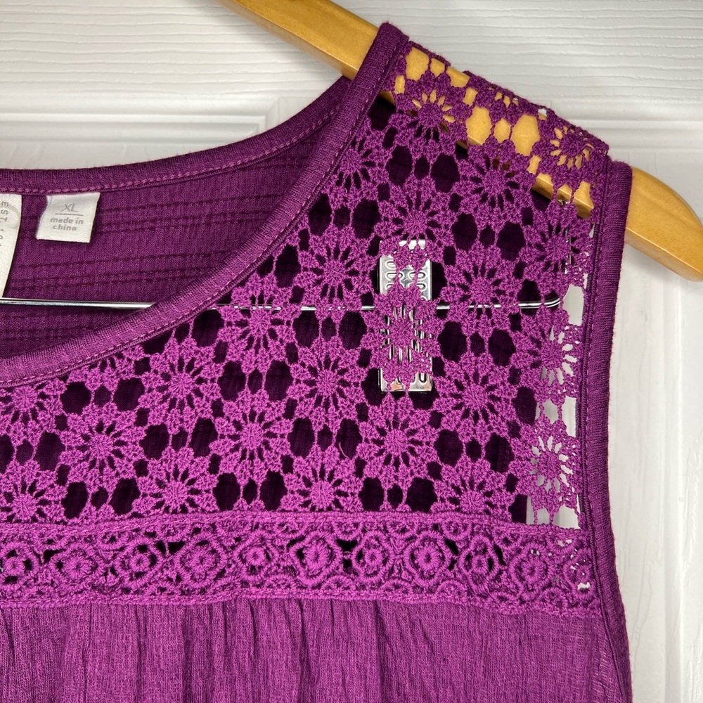 Purple tank top